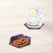 Dessous-de-verre En Papier Dessous de verre papier Halloween (En situation)