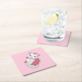 Dessous-de-verre En Papier Dessous de verre papier Kitty (En situation)