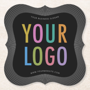 Dessous-de-verre En Papier Dessous de verre papier personnalisés avec logo de