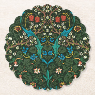 DESSOUS-DE-VERRE EN PAPIER DESSOUS DE VERRE PAPIER WILLIAM MORRIS CONCEPTION 