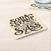 Dessous-de-verre En Papier Dessous de verre Sass Soda sale (Incliné)
