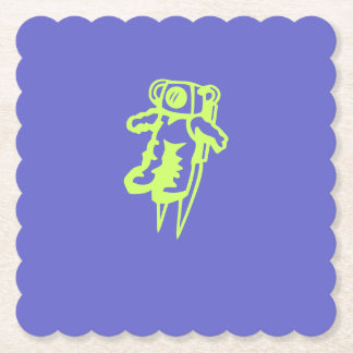 Dessous-de-verre En Papier Dessous de verre Spaceman en papier