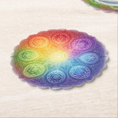 Dessous-de-verre En Papier Die 7 Chakren´9 (Incliné)