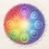 Dessous-de-verre En Papier Die 7 Chakren´9 (Devant)