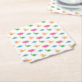 DESSOUS-DE-VERRE EN PAPIER DINOSAURS (Incliné)