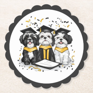 Dessous-de-verre En Papier Diplôme Chih Tzu Chiens