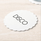 Dessous-de-verre En Papier DISCO Dancing (Incliné)