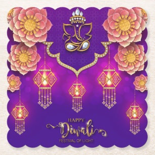 Dessous-de-verre En Papier Diwali Ganesha