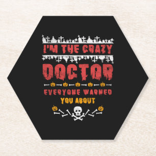 Dessous-de-verre En Papier Docteur Halloween