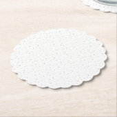 Dessous-de-verre En Papier Dot Design Ten (Incliné)