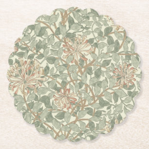 Dessous-de-verre En Papier Douce Chèvre Vintage William Morris Chèvrefeuille
