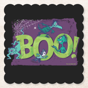 Dessous-de-verre En Papier Dr Seuss   BOO ! Graphique d'Halloween