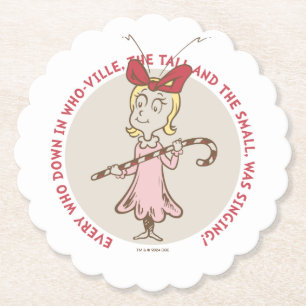 Dessous-de-verre En Papier Dr. Seuss Grinch Cindy-Lou Who - Citation Mign
