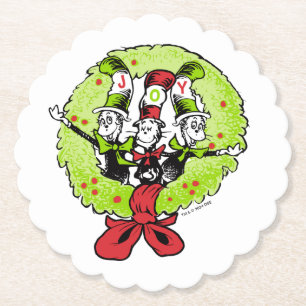 Dessous-de-verre En Papier Dr. Seuss   Grinch   Joie de Noël à Who-ville