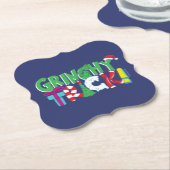 Dessous-de-verre En Papier Dr Seuss | Grinchy Trick (Incliné)