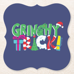 Dessous-de-verre En Papier Dr Seuss Grinchy Trick