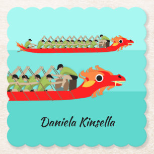 Dessous-de-verre En Papier Dragon Boat Racing