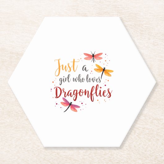 Dessous-de-verre En Papier Dragonflies Animals Women Gift Idea Dragonfly (3) (Devant)