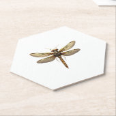 Dessous-de-verre En Papier Dragonfly Animal Art Graphic Dragonfly (Incliné)