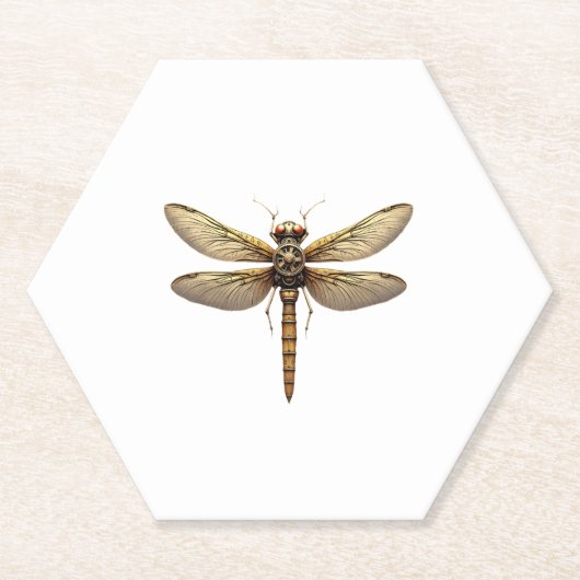 Dessous-de-verre En Papier Dragonfly Animal Art Graphic Dragonfly (Devant)