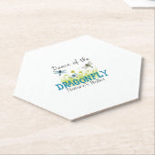 Dessous-de-verre En Papier Dragonfly Flying Insect Lover Entomology Dragonfli (Incliné)