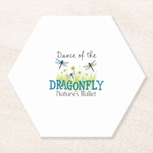 Dessous-de-verre En Papier Dragonfly Flying Insect Lover Entomology Dragonfli (Devant)