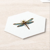 Dessous-de-verre En Papier Dragonfly Steam Punk Insect Art Engineer Steampunk (Incliné)