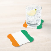Dessous-de-verre En Papier Drapeau de Côte d'Ivoire (En situation)