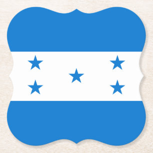 Dessous-de-verre En Papier Drapeau du Honduras