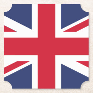 Dessous-de-verre En Papier Drapeau du Royaume-Uni