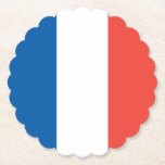 Dessous-de-verre En Papier Drapeau français<br><div class="desc">Dessous de verre à drapeau français pour ajouter un peu de "joie de vivre" à toute occasion !</div>