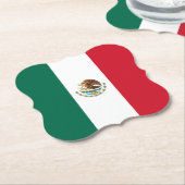 Dessous-de-verre En Papier Drapeau mexicain (Incliné)