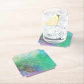 Dessous-de-verre En Papier Dreamy Rainbow Gradient Abstract Design 1270 (En situation)