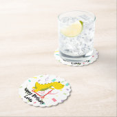 Dessous-de-verre En Papier Drôle dinosaure Scooter jouet anniversaire garçon (En situation)