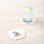 Dessous-de-verre En Papier Drôle Jam de la Giraffe de Pun (En situation)