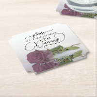 Dusty Pink Mauve Rose ne prenez pas mon Mariage de