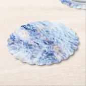 Dessous-de-verre En Papier Eau bleue (Incliné)
