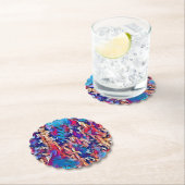 DESSOUS-DE-VERRE EN PAPIER EAU DE FLUX (En situation)