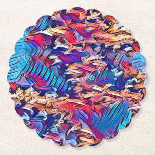 DESSOUS-DE-VERRE EN PAPIER EAU DE FLUX