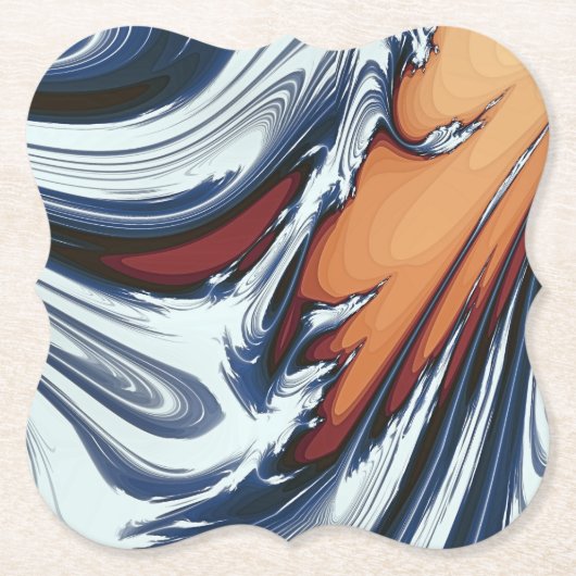 DESSOUS-DE-VERRE EN PAPIER EAU NAVIGABLE (Devant)