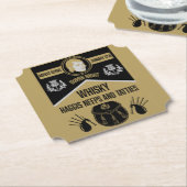 Dessous-de-verre En Papier Ecosse Burns Night (Incliné)