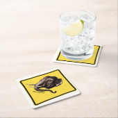 DESSOUS-DE-VERRE EN PAPIER ÉLÉPHANT DU SIGNE ROUTIER (En situation)