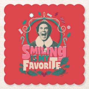 Dessous-de-verre En Papier Elfe - Sourire est mon préféré