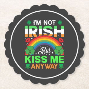Dessous-de-verre En Papier embrassez-moi quand même irish humour design-63942