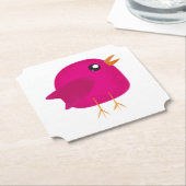 Dessous-de-verre En Papier Enfants mignonette birdy (Incliné)