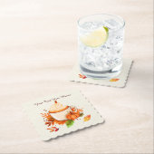 Dessous-de-verre En Papier Épice d'automne (En situation)