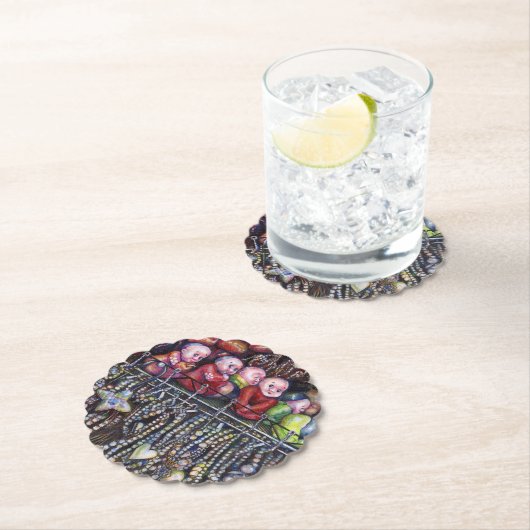 Dessous-de-verre En Papier Épitomiser (En situation)