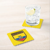 Dessous-de-verre En Papier Equateur (En situation)