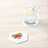 Dessous-de-verre En Papier Escouade Amis Donnant 2025 Automne Automne Tombe R (En situation)