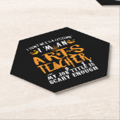 Dessous-de-verre En Papier Espèce Teacher Halloween Funny Costume (Incliné)